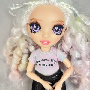 Rainbow High Amaya Raine Fashion Doll 11in White Rainbow Hair Sparkle Outfit